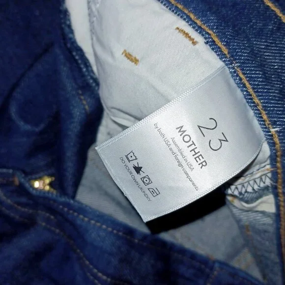 SNACKS! Mother The Fun Dip Utility Puddle Jeans - Picture 7 of 7